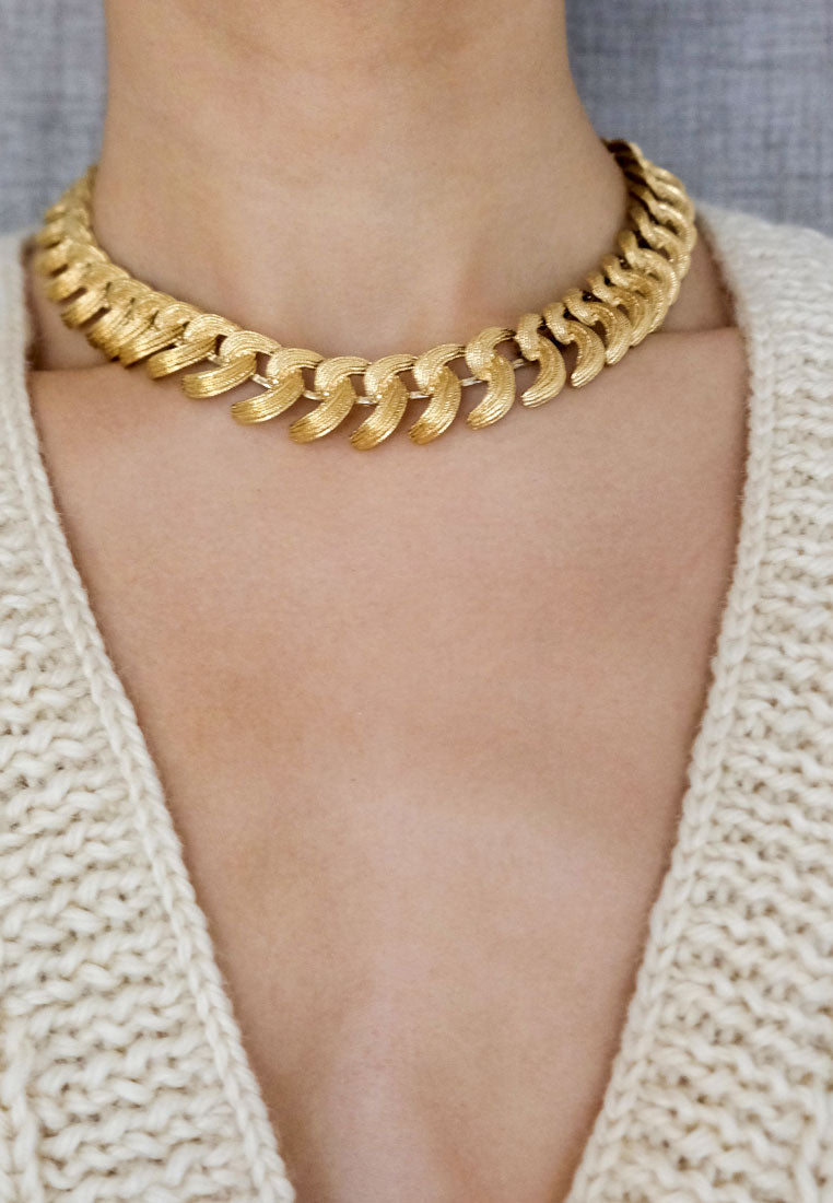 Gold-Plated Necklace by Monet
